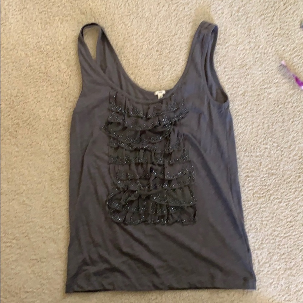 Jcrew sparkle blouse/tank
